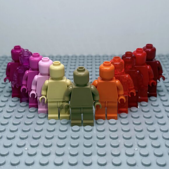 Monochrome Colorful Custom Minifigures Lot of 45 - Picture 6 of 7
